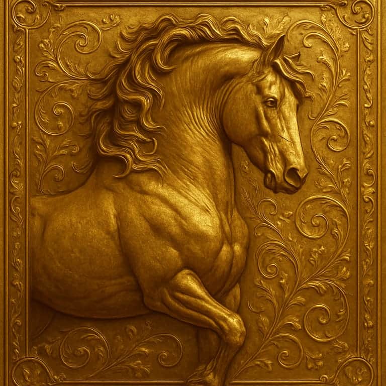 Gold-Encrusted Icon