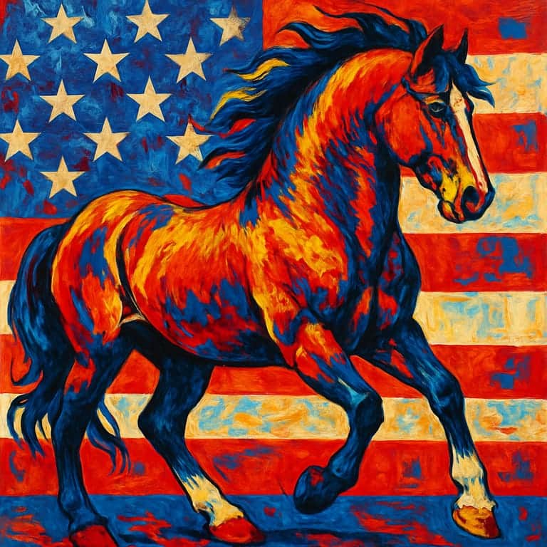 4th of July Pop Art