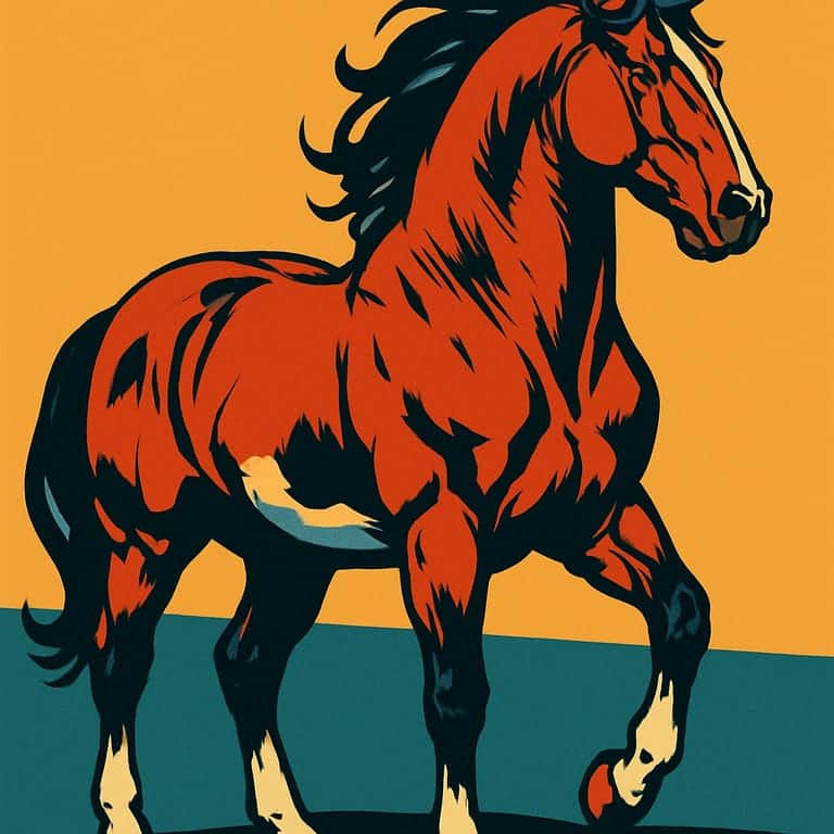 Pop Color Block Poster
