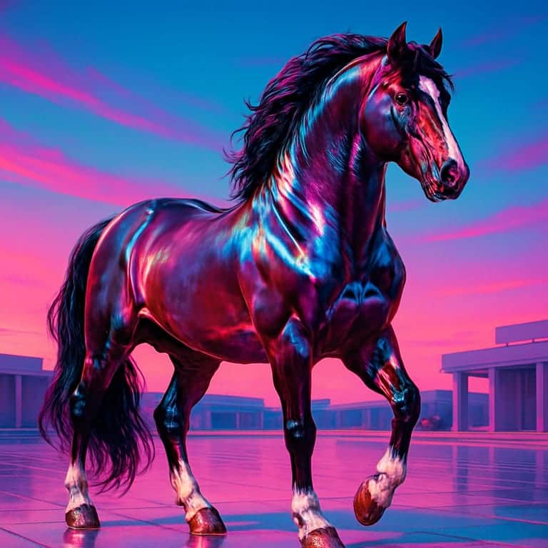 Vaporwave Chrome Dream