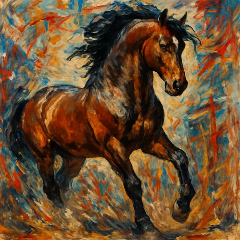 Abstract Expressionism Aura