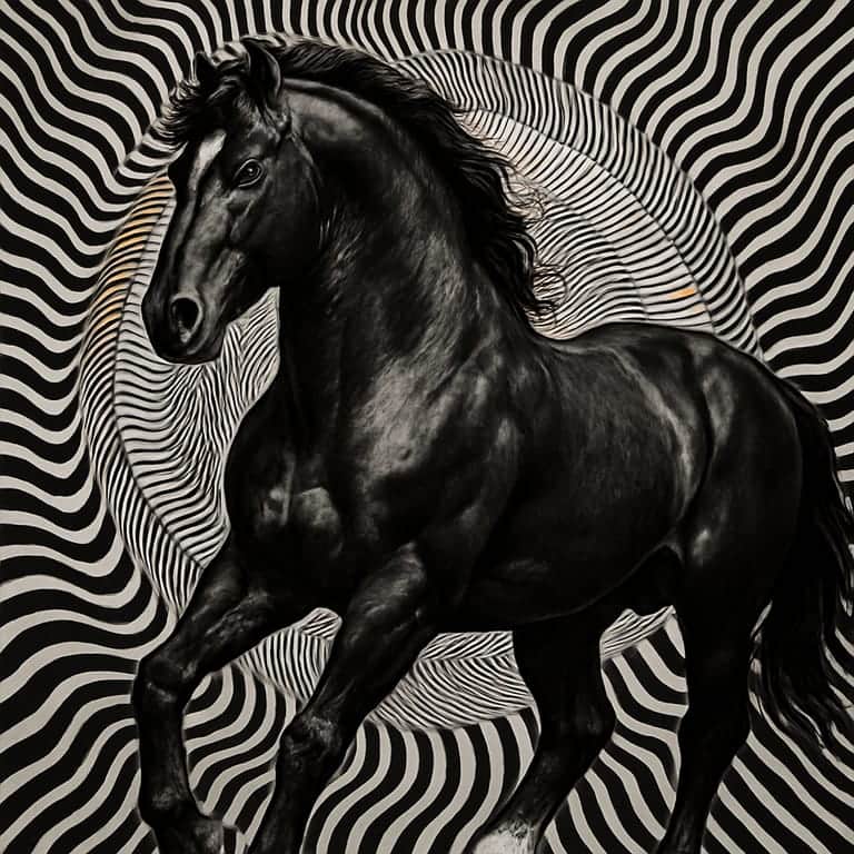 Op Art Optical Halo