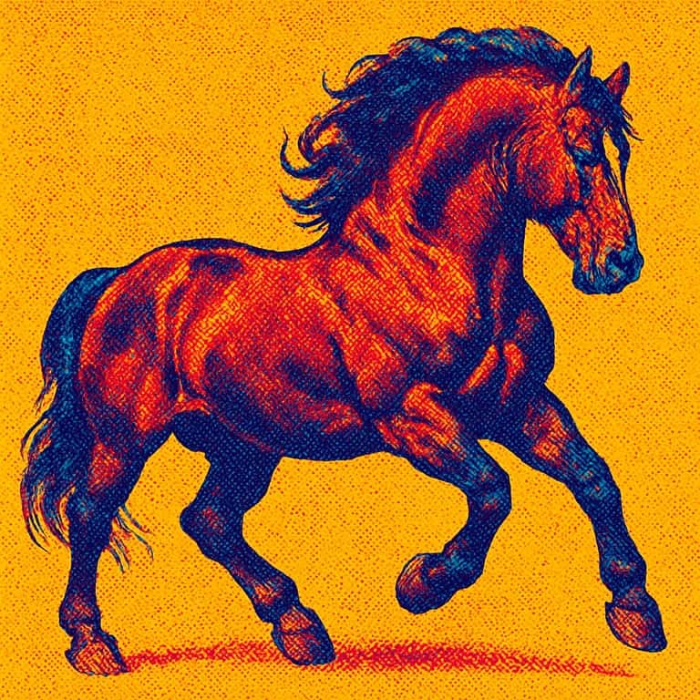 Pop Art Offset Halftone